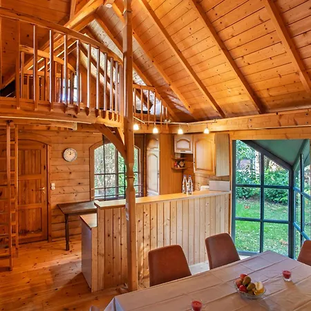 בית נופש Blockbohlen-haus Auf Hof Verchen